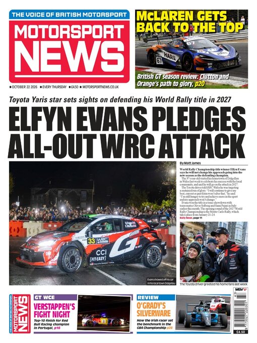 Cover image for Motorsport News